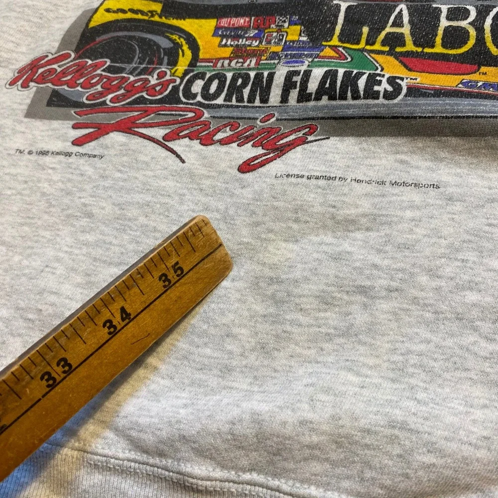 Vintage 1996 Terry Labonte Kelloggs Racing Crewneck Sweatshirt Mens Medium